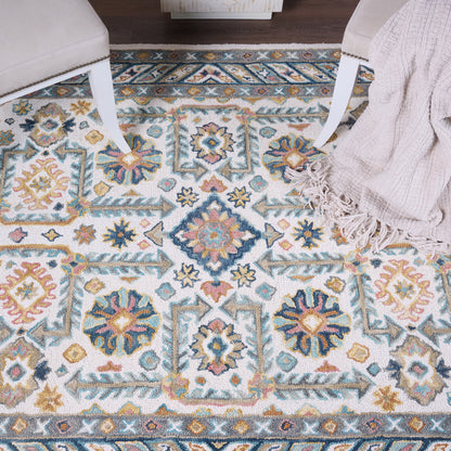 Avanti Rug – Villa Ivory Multi – detail view