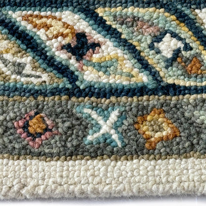 Avanti Rug – Villa Ivory Multi – close up