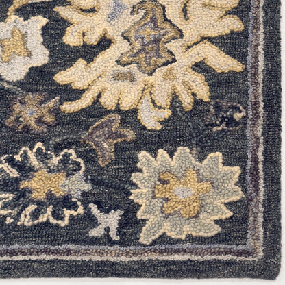 Capel Shakta-Allegra Area Rug - Blue Jean Multi - Corner View
