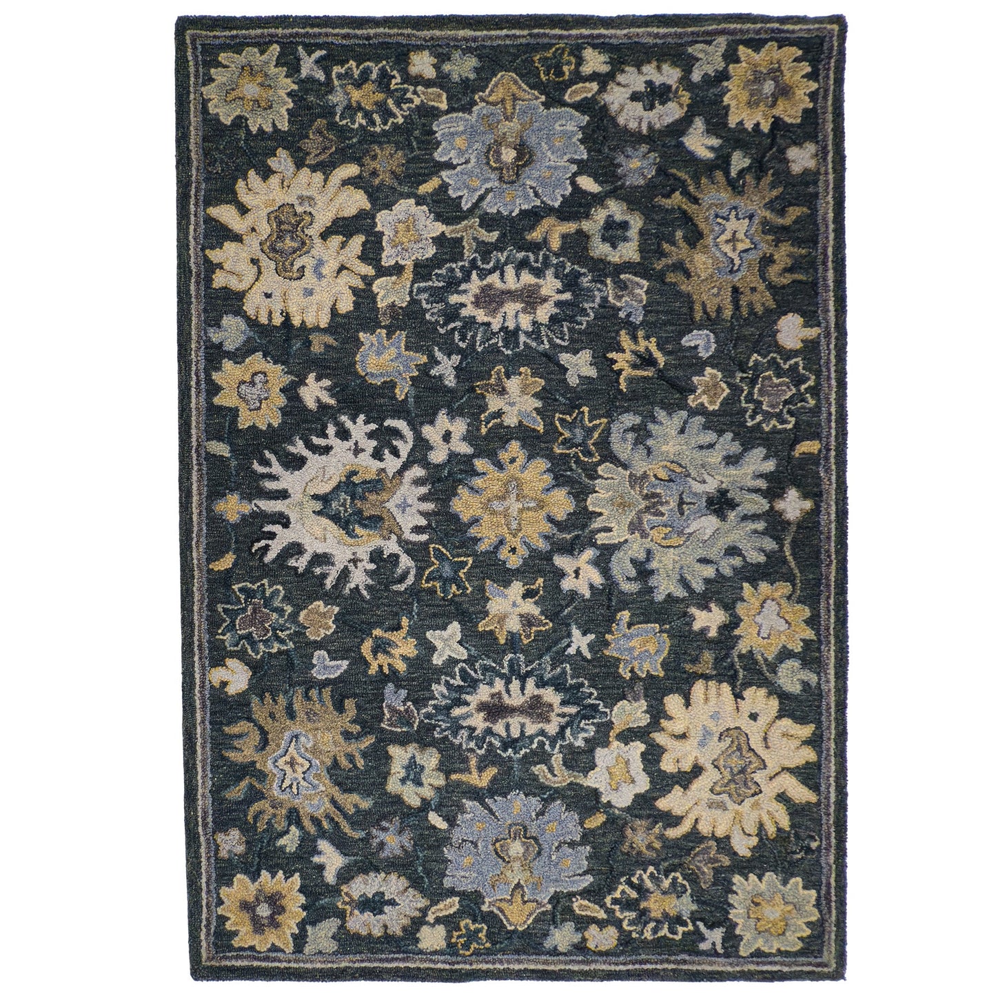Capel Shakta-Allegra Area Rug - Blue Jean Multi