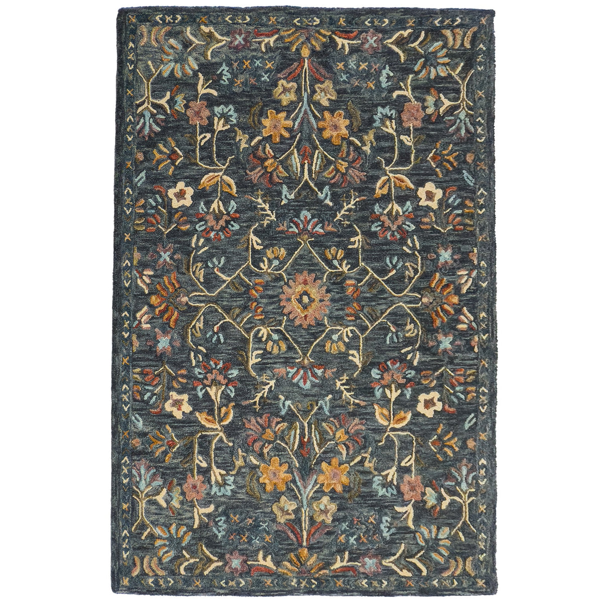 Capel Shakta-Valentina Area Rug - Dk. Blue Multi