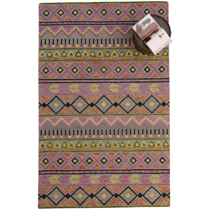 Avanti Rug – Fiesta Gray Multi – detail view