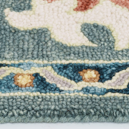 Avanti Rug – Mahal Teal – close up