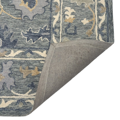 Capel Shakta-Beatrice Area Rug - Faded Denim - Back View