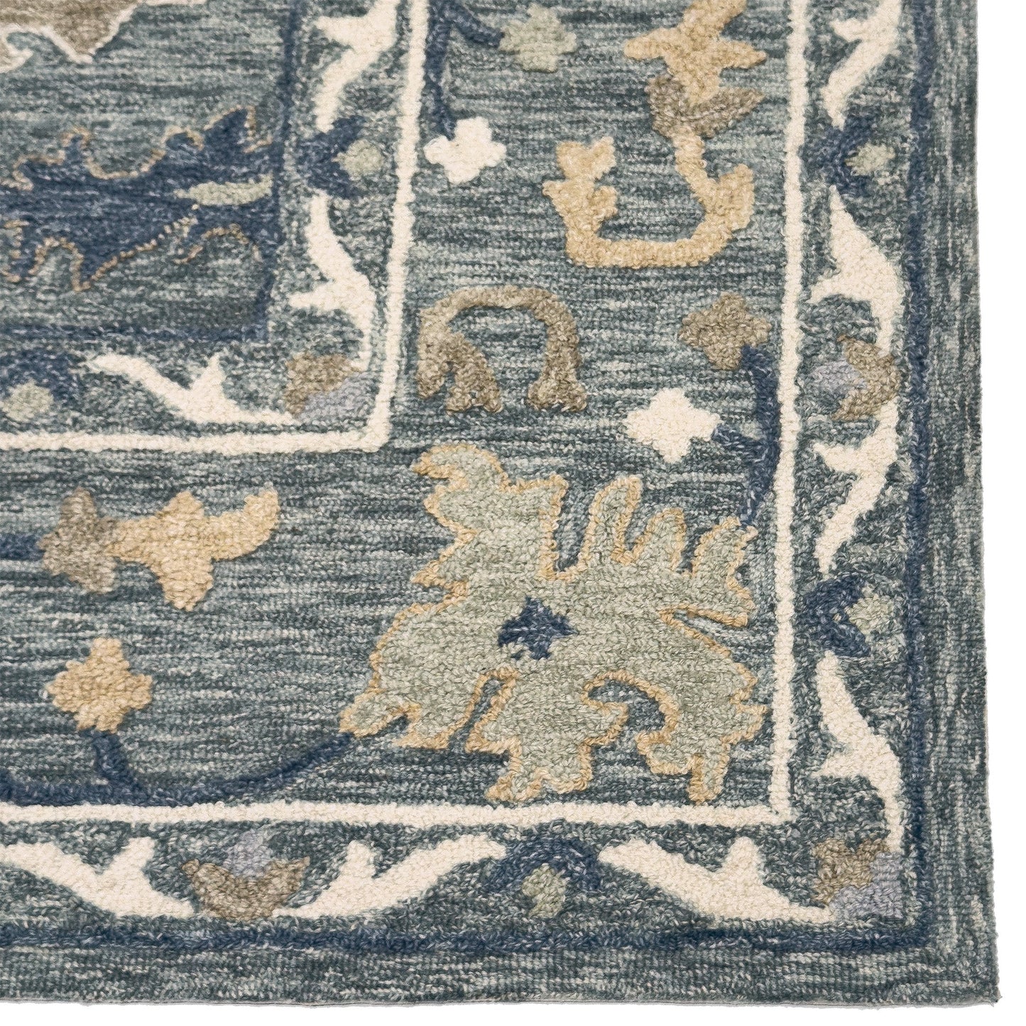 Capel Shakta-Beatrice Area Rug - Faded Denim - Corner View