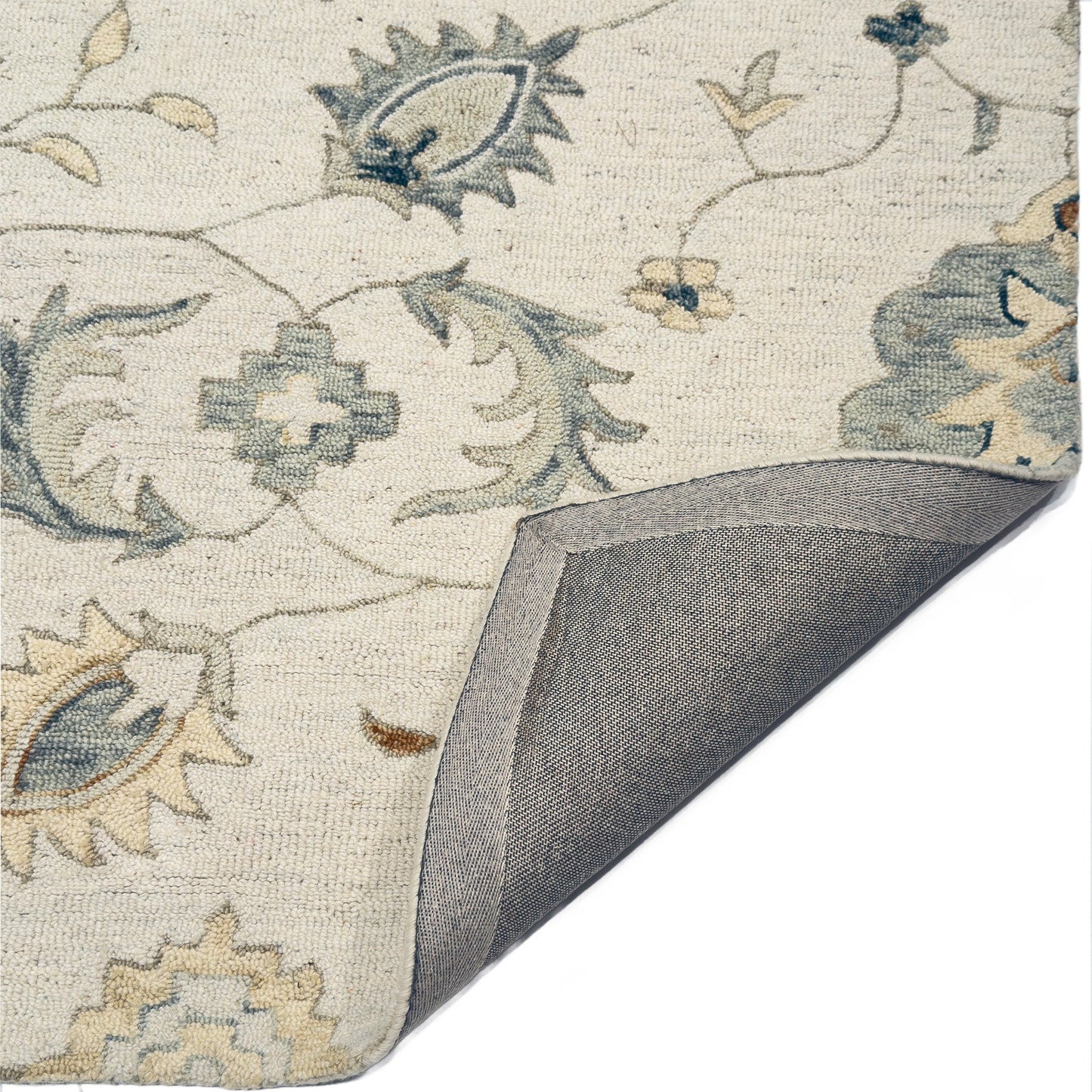 Capel Shakta-Ella Area Rug - Beige Multi - Back View