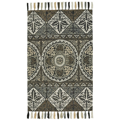 Gypsy Rug – Shaman Grahpite – cabin lodge area rug