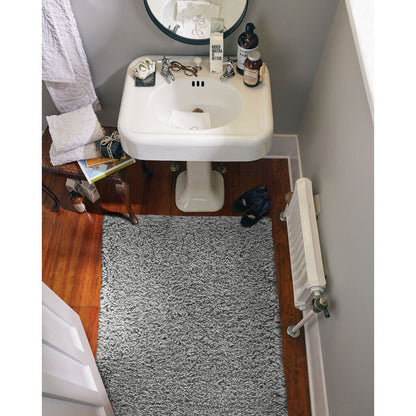 Felicity Shag Silver Rug – detail view