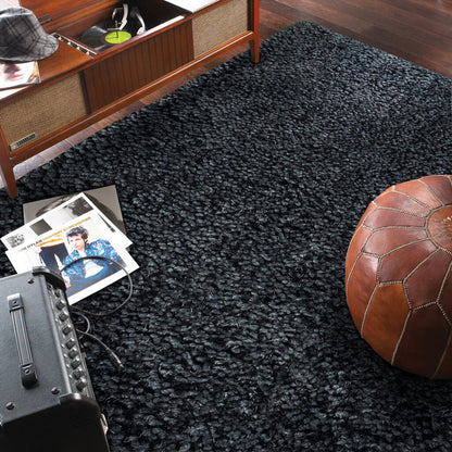 Felicity Shag Steel Rug – detail view