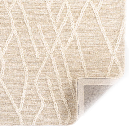 Lineas Gesso Rug – room setting