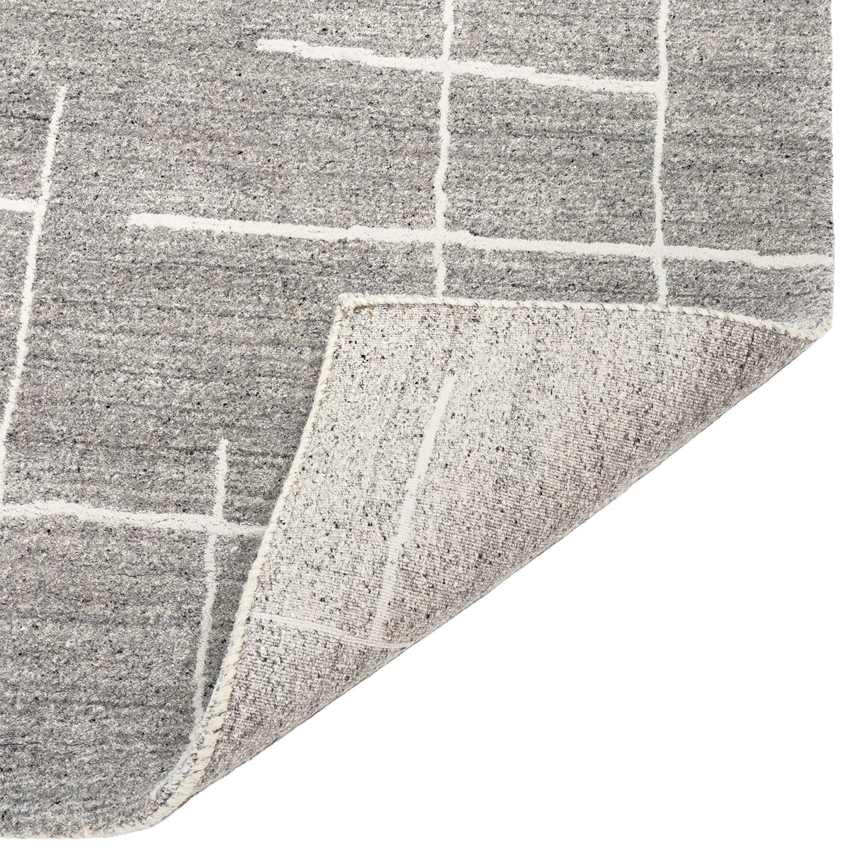 Capel Zara Area Rug - Gray - Back View