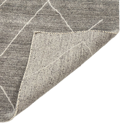 Capel Zara Area Rug - Dove Gray - Back View