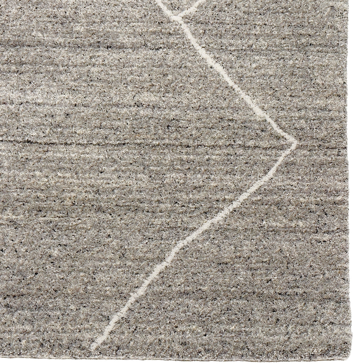 Capel Zara Area Rug - Dove Gray - Corner View