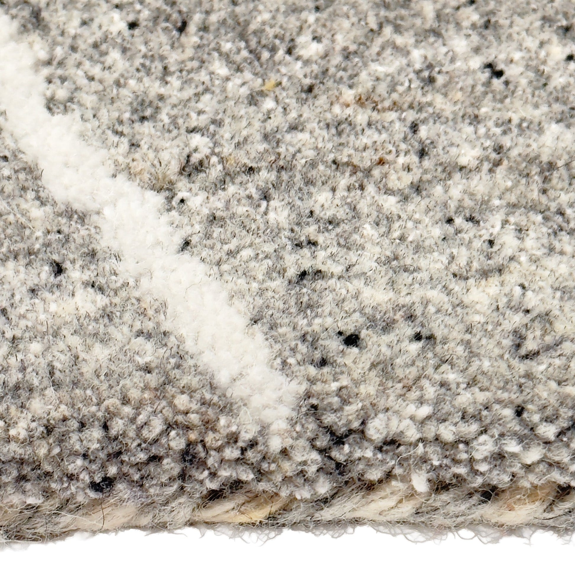 Capel Zara Area Rug - Dove Gray - Cross-Section View