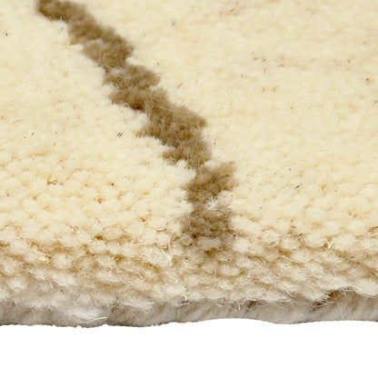 Capel Zara Area Rug - Beige - Cross-Section View