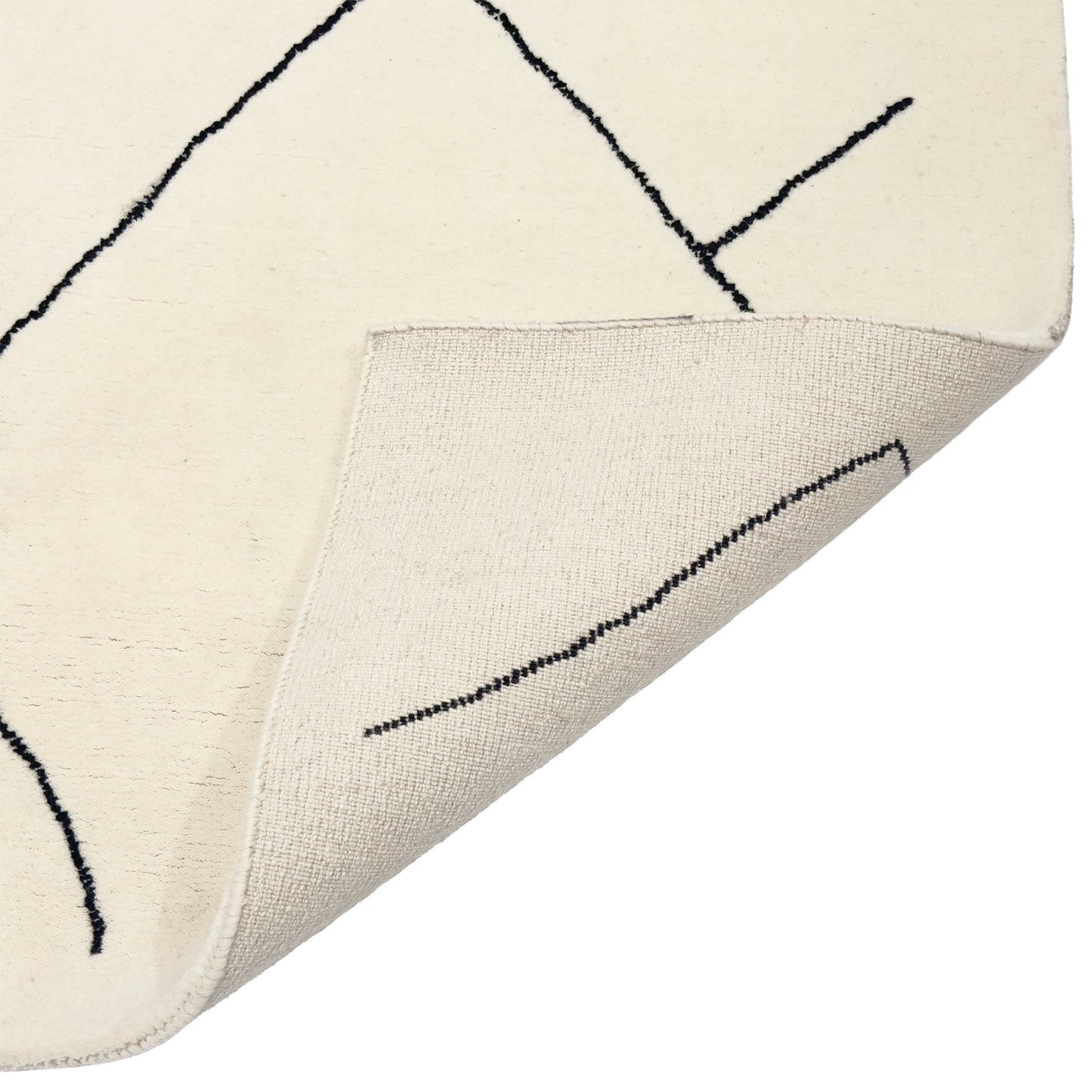 Capel Zara Area Rug - Sea Salt - Back View