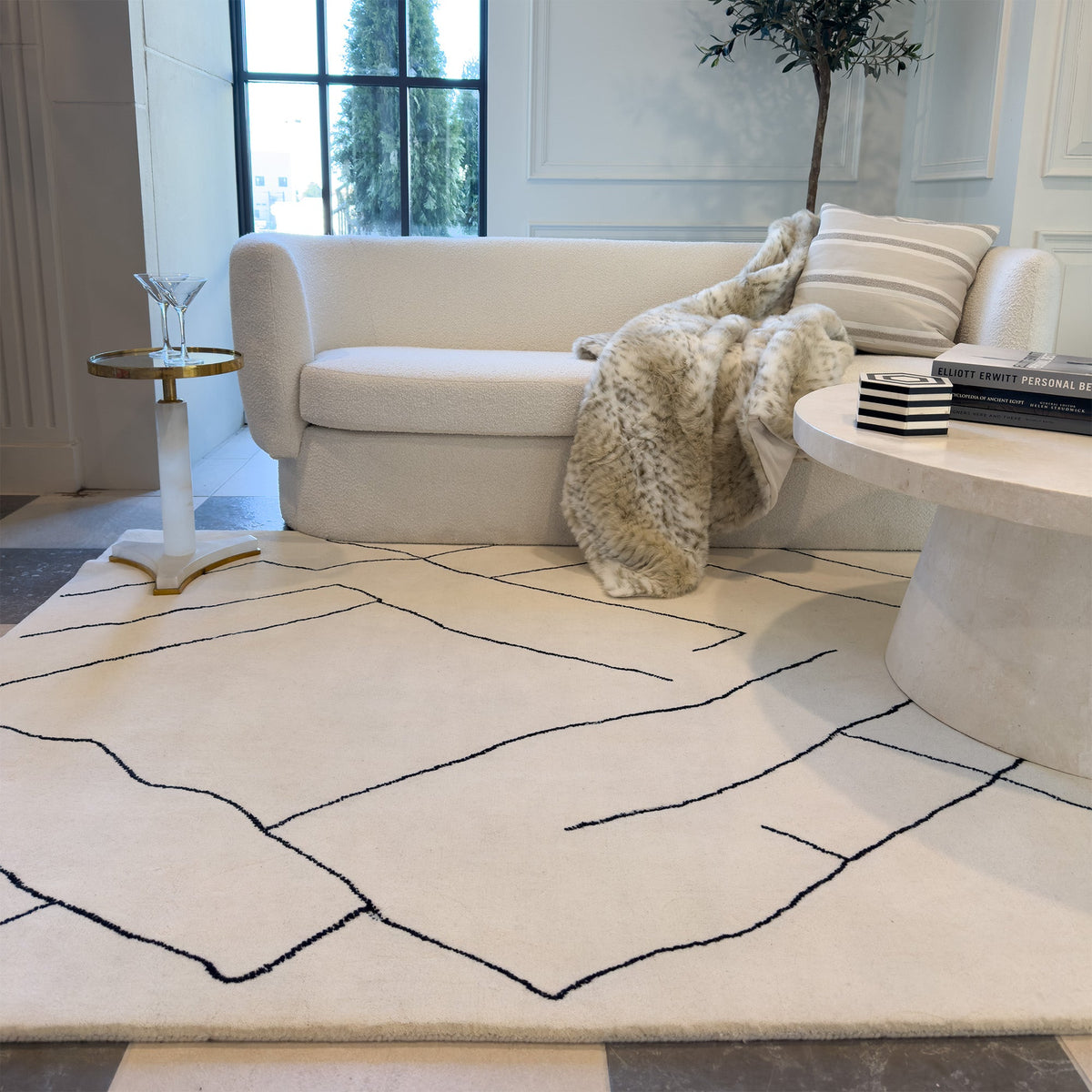 Capel Zara Area Rug - Sea Salt - Lifestyle View