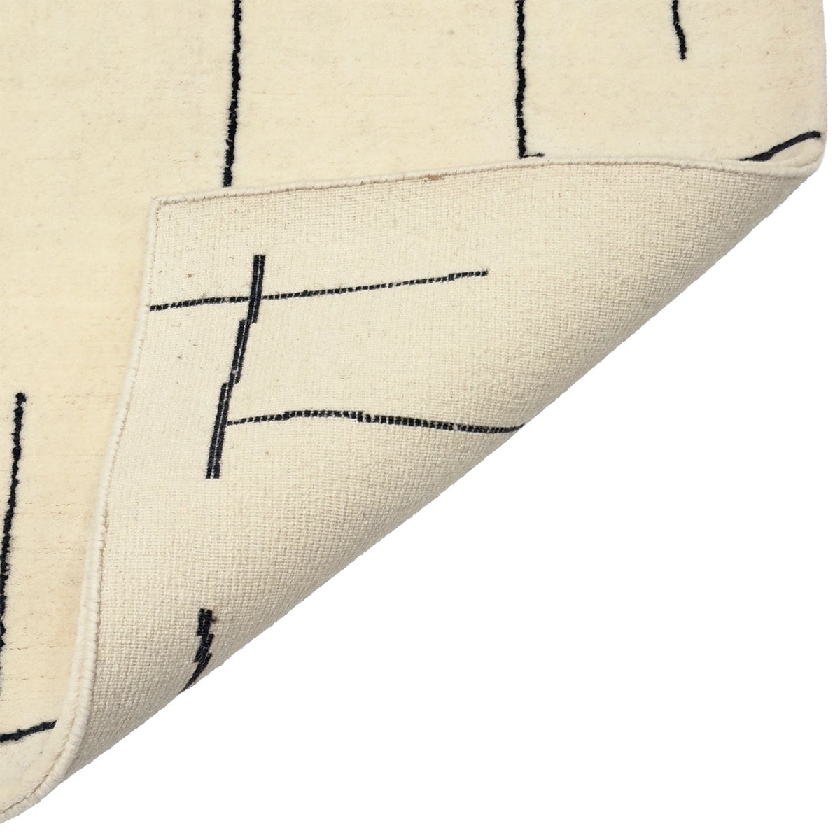 Capel Zara Area Rug - Limestone - Back View