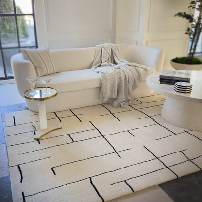 Capel Zara Area Rug - Limestone - Lifestyle View