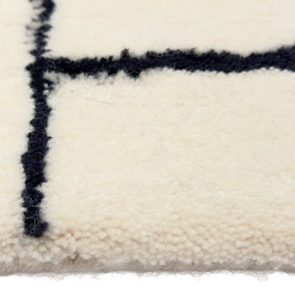 Capel Zara Area Rug - Limestone - Cross-Section View