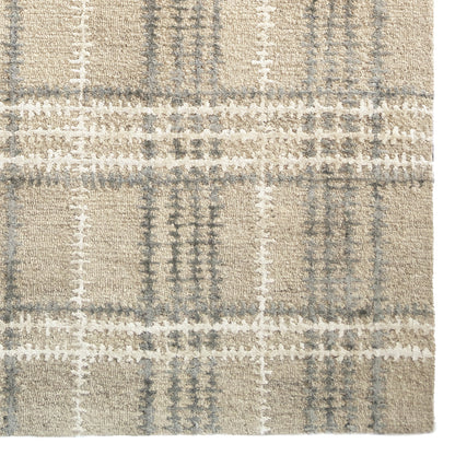 Tartan Earl Grey Rug – close up