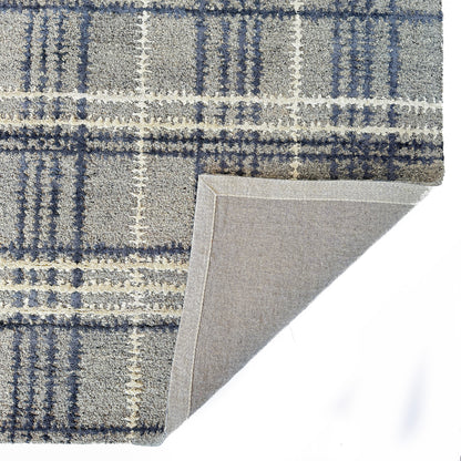 Tartan Oxford Rug – detail view