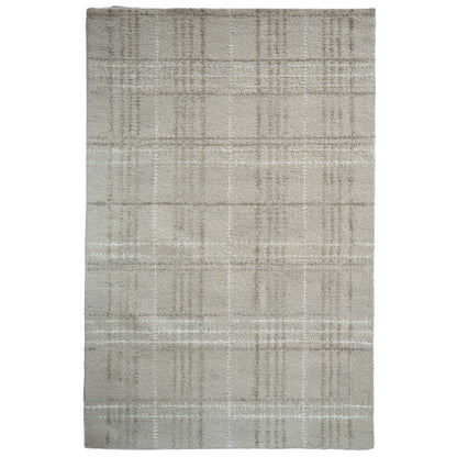 Tartan Neutral Rug – cabin lodge area rug