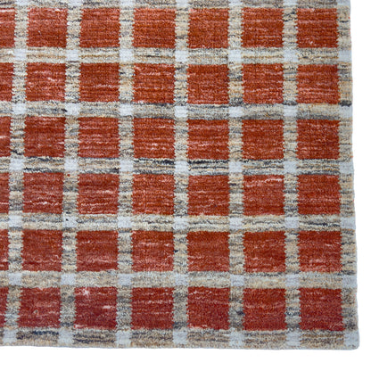Tattersall Brick Rug – lifestyle