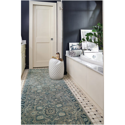 Izmir Rug – Serapi Grey Blue – detail view