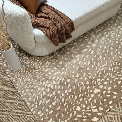 Capel Fauna-Antelope Area Rug - Tan - Lifestyle View