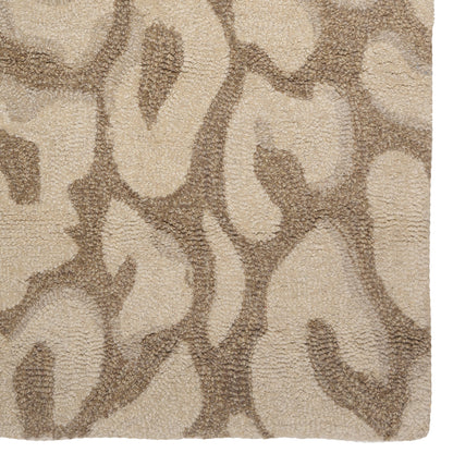 Serengeti Rug – Leopard Taupe – close up