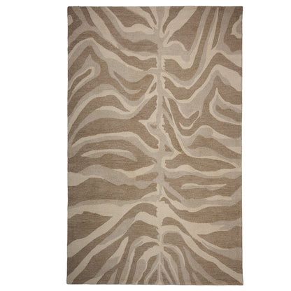 Serengeti Rug – Zebra Ash – cabin lodge area rug