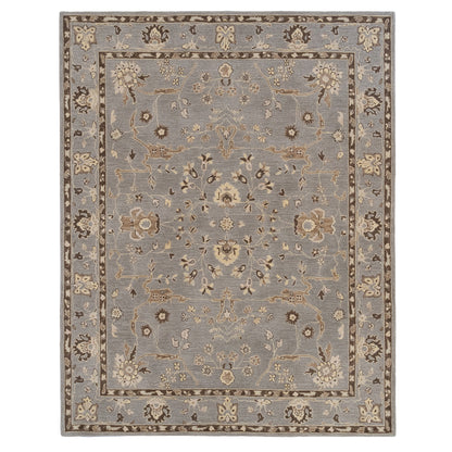 Azari Rug – Isfahan Gray – cabin lodge area rug