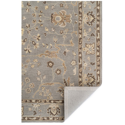 Azari Rug – Isfahan Gray – room setting