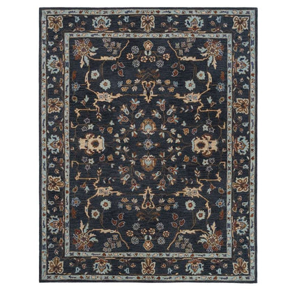 Azari Rug – Isfahan Dark Sapphire – cabin lodge area rug