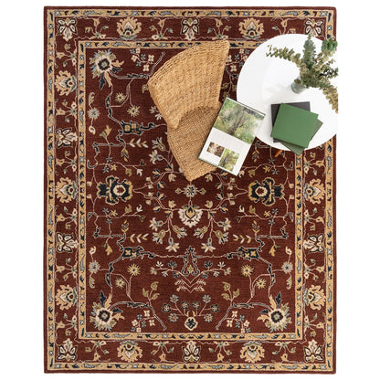 Azari Rug – Isfahan Copper – detail view