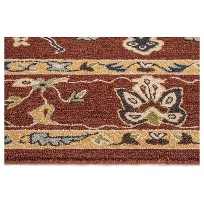 Azari Rug – Isfahan Copper – room setting