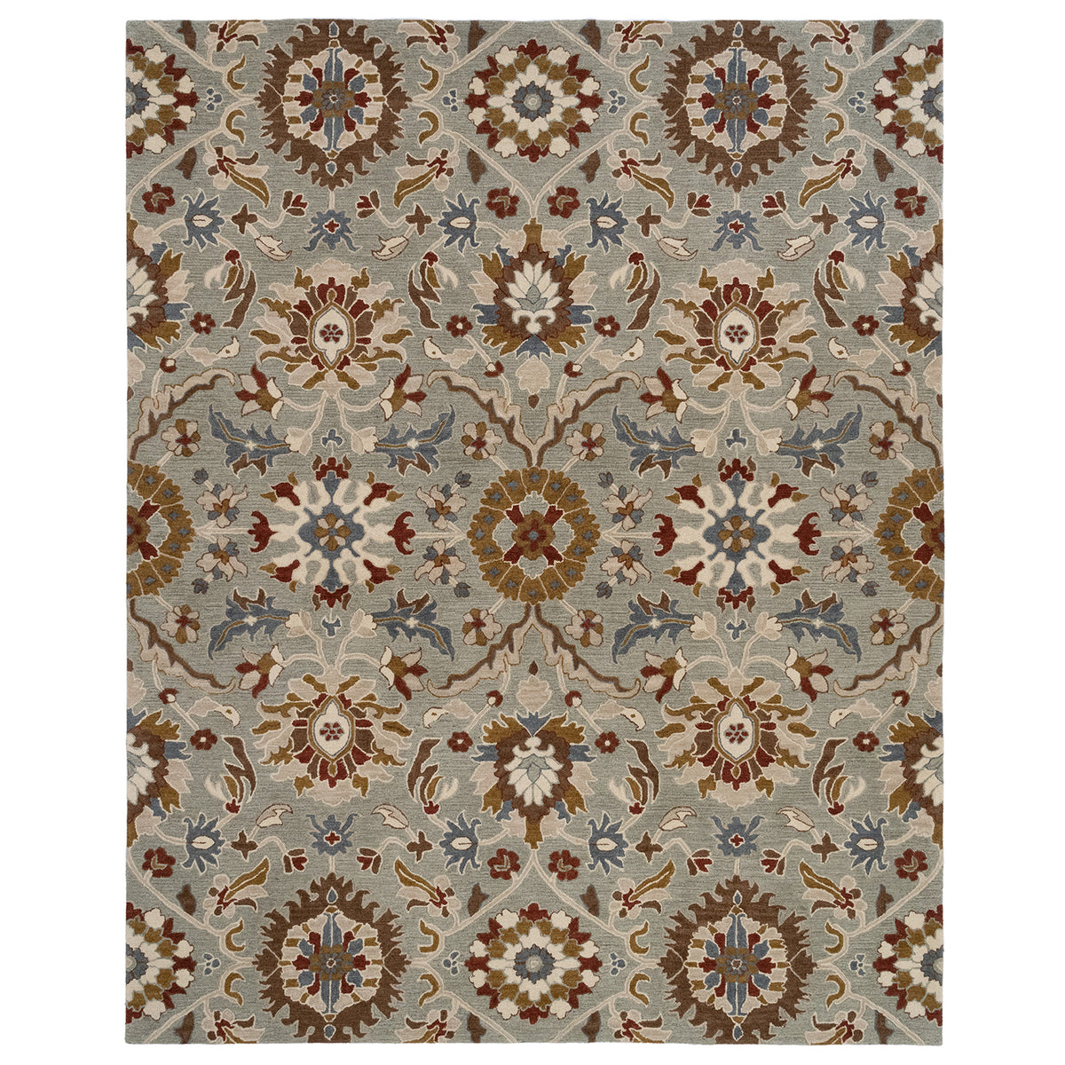 Azari Rugs Capel Azari Area Rug – Keshan Pewter – Cabin Rugs
