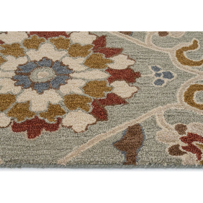 Azari Rug – Keshan Pewter – room setting
