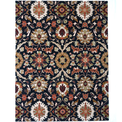 Azari Rug – Keshan Ink – cabin lodge area rug