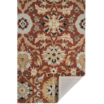 Azari Rug – Keshan Terra Cotta – room setting