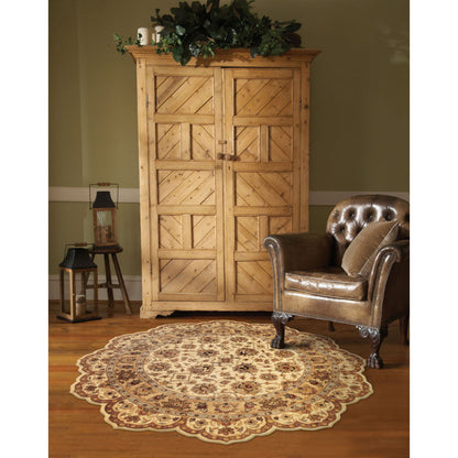 Mumtaz Rug – Meshed Ivory Champagne – detail view