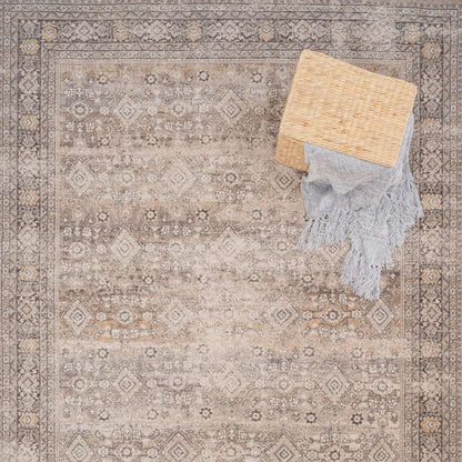 Avery Rug – Bahktiar Stormy Gray – detail view