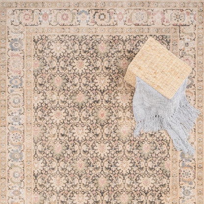 Avery Rug – Keshan Onyx Cream – detail view