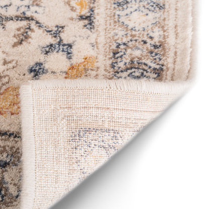 Avery Rug – Keshan Slate Linen – room setting