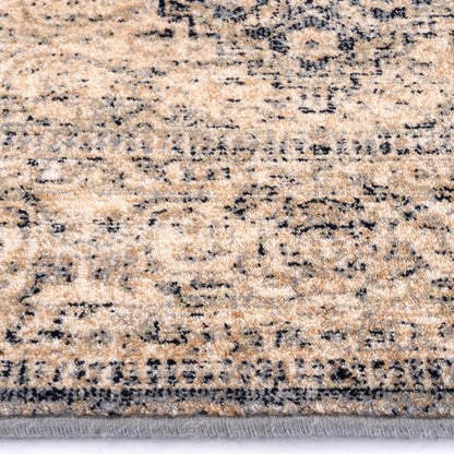 Avery Rug – Tabriz Indigo Sand – room setting