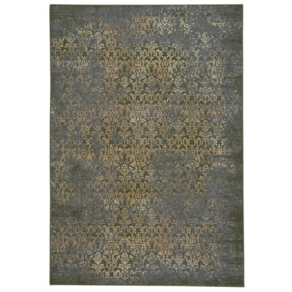 Metropolis Rug – Victoria Woodland Green – cabin lodge area rug
