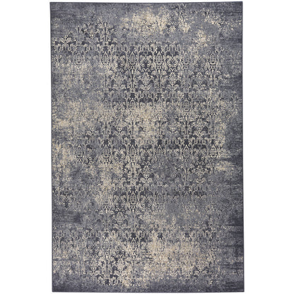 Metropolis Rug – Victoria Indigo – cabin lodge area rug