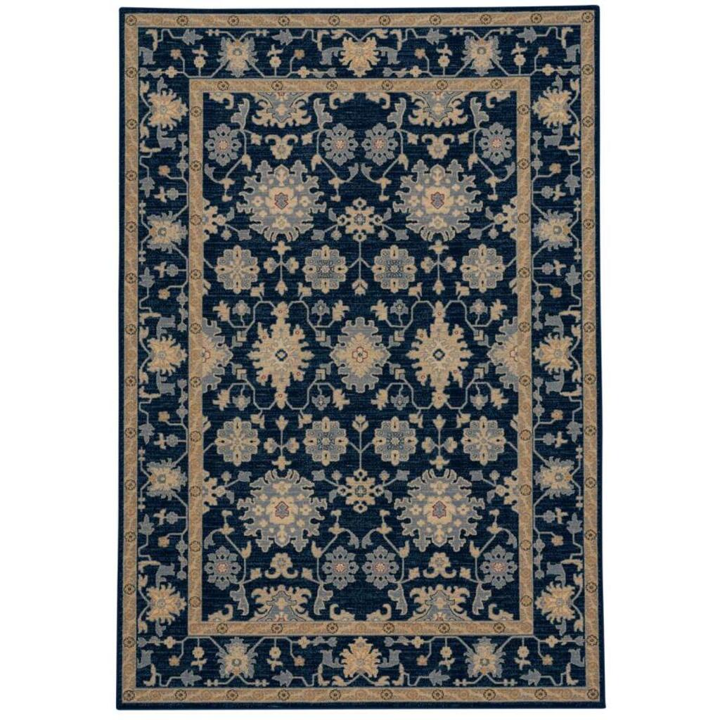 Metropolis Rug Capel Metropolis Area Rug – Ushak Navy – Cabin Rugs