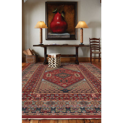Lineage Rug – Heriz Rust Mist – detail view